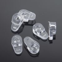 【CW】⊙  10pcs Plastic Glass Retainer Transparent Mirror Cabinet display dresser bathroom mirror wine cabinet Hardware