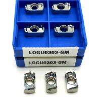 LOGU กรอไปข้างหน้าสองด้าน LOGU0303 LOGU030310 Serts กัดคาร์ไบด์อัตราป้อนสูงสําหรับสแตนเลสและ Stee สําหรับ MFH