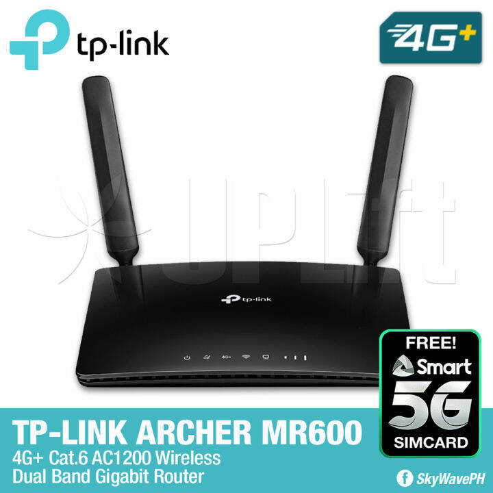 TP-Link Archer MR600 4G+ Cat6 AC1200 Wireless Dual Band Gigabit Modem ...