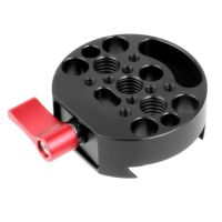 ;[=- Multi Holes DSLR Camera Quick Release Plate Adapter 3/8 Screw For DJI Ronin M MX Gimbal Stabilizer Mounting Photography Studio