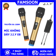 LOẠI XỊN Mic karaoke không dây J.I.Y E8 Míc không dây loa kẹo kéo FAMSOON thumbnail