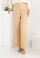 Zalora - High Waisted Double Button Trousers