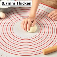 【YF】 80x60 Silicone Baking Mat 0.7mm Thicken Rolling Kneading Dough Pizza Cake Tools Oven Non-Stick Pastry Bakeware