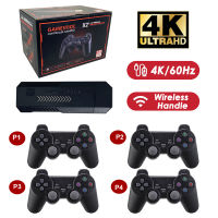 GD10 Plus เกมคอนโซล4K 3D X2 Plus เกม Stick HD เอาต์พุตทีวีเกม Stick 2.4G Dual Handle คอนโซลวิดีโอเกมแบบพกพาสำหรับ PS1 N64