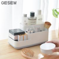 ∈ GESEW Bathroom Organizer Box Large Capacity Partition Storage Box Makeup Display Case Bathroom Accessories Sets Bath Organizer