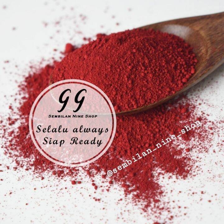RED Food Colouring POWDER OIL BASED 20 gram BUBUK Pewarna Makanan Merah
