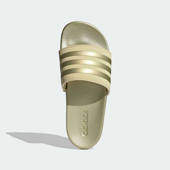 รองเท้าแตะผู้หญิง-พื้นนิ่ม-adidas-adilette-comfort-สีเขียว-พื้นนิ่ม