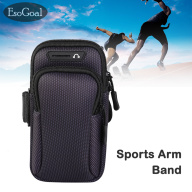 EsoGoal Sports Arm Band Phone Arm Bands Arm Bag Cell Phone Holder Case Arm Band Strap With Zipper Pouch Mobile Exercise Running Workout for Android and Apple Phone thumbnail