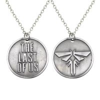 【cw】 Men The Last of Us 2 Necklace Firefly Logo Letters Dogtag Joel Ellie Tess Pendant Punk Hot Game Jewelry