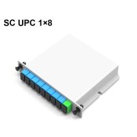 Plc 1X8เทปชนิดแทรก Sc Apc Upc ตัวแยกไฟเบอร์ออปติก Optic Ftth Splitter Box Gratis Ongkir