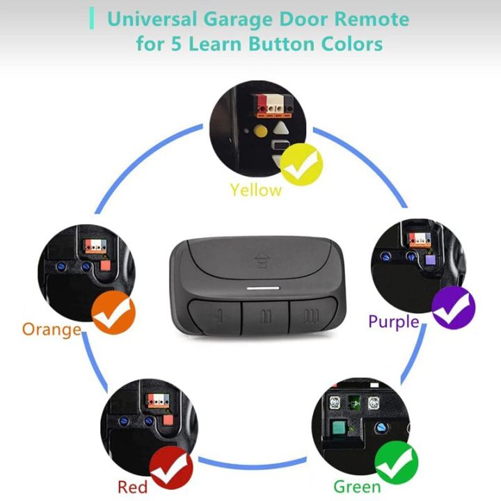 universal-garage-remote-310-315-390mhz-garage-door-commands-chamberlain-liftmaster-for-893max-remote-control