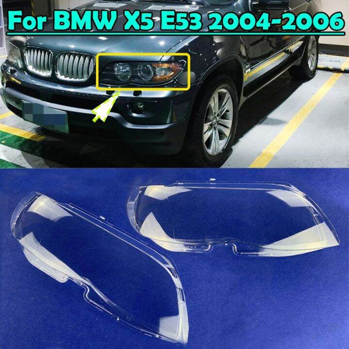 Headlight Cover For BMW X5 E53 2004 2005 2006 Car Headlight Lens Cover