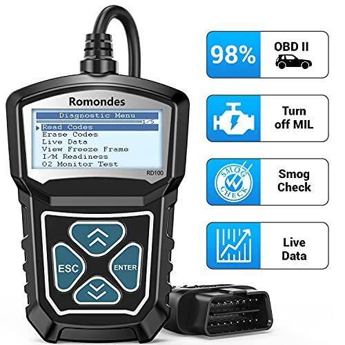 Romondes RD100 Cheap Car OBD2 Scanner Support OBD All Functions Turn