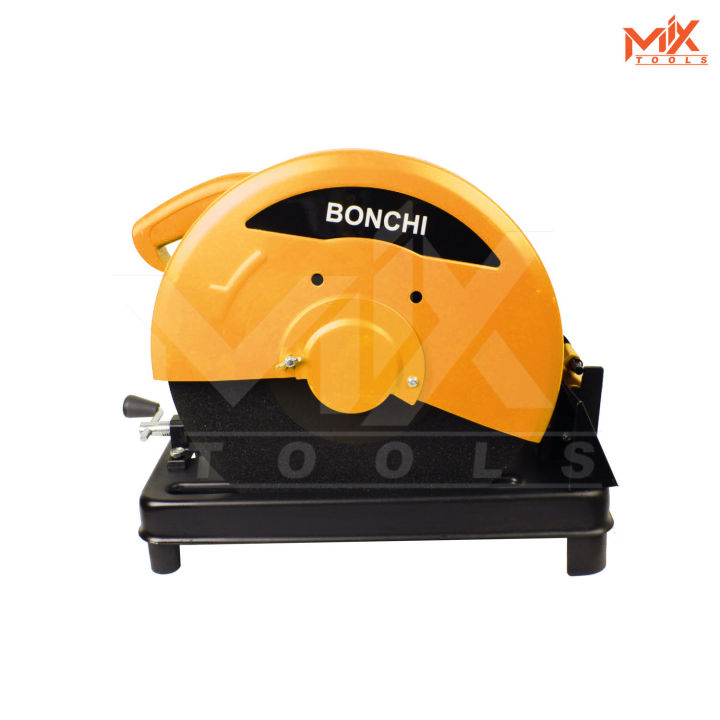 bonchi-แท่นตัดไฟเบอร์-เครื่องตัดไฟเบอร์-14-นิ้ว-2-500-วัตต์-แท่นตัดเหล็ก-สำหรับงานหนัก-พร้อมใบไฟเบอร์-14-นิ้ว-สีเหลือง-14-350