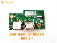 【❂Hot On Sale❂】 yumi19 สำหรับ Asus X401u-m3 Usb Board X401u-M3บอร์ด Io หมุน2.1ทดสอบดี