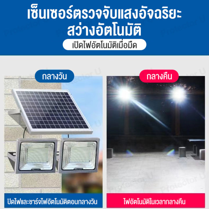 พร้อมส่ง-ไฟโซล่าเซลล์-1000w-โซล่าเซลล์-solar-light-โซลาร์เซลล์-ไฟถนนโซล่าเซลล์-โซล่าเซลล์สปอตไลท์-โคมไฟโซล่าเซลล์-ป้องกันฝนและฟ้าผ่า