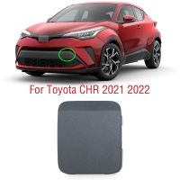 ที่ครอบตะขอลากกันชนหน้ารถฝาฝาปิดลากรถพ่วงสำหรับ Toyota C-HR CHR 2021 2022