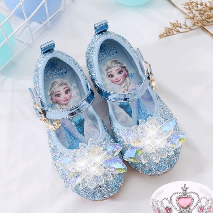 2022-new-sweet-rhinestone-girls-princess-shoes-cartoon-little-girl-single-shoes-cute-crystal-childrens-small-leather-shoes-tide