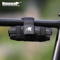 2023✵ Rhinowalk Bicycle Bag Tool Bag Top Front Tube Frame Bag Burrito Pack Pouch Cycling Accessories Black MTB Bike Rear Tool Kits