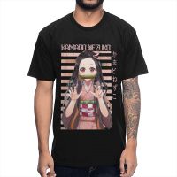 เสื้อยืดคอกลมสาวการ์ตูนน่ารัก Nezuko Kimetsu ไม่มี Yaiba Demon Slayer T เสื้อผู้ชายผ้าฝ้ายที่ไม่ซ้ำกันออกแบบเสื้อยืด Funny Tshirt Tees HarajukuS-5XL S-5XL