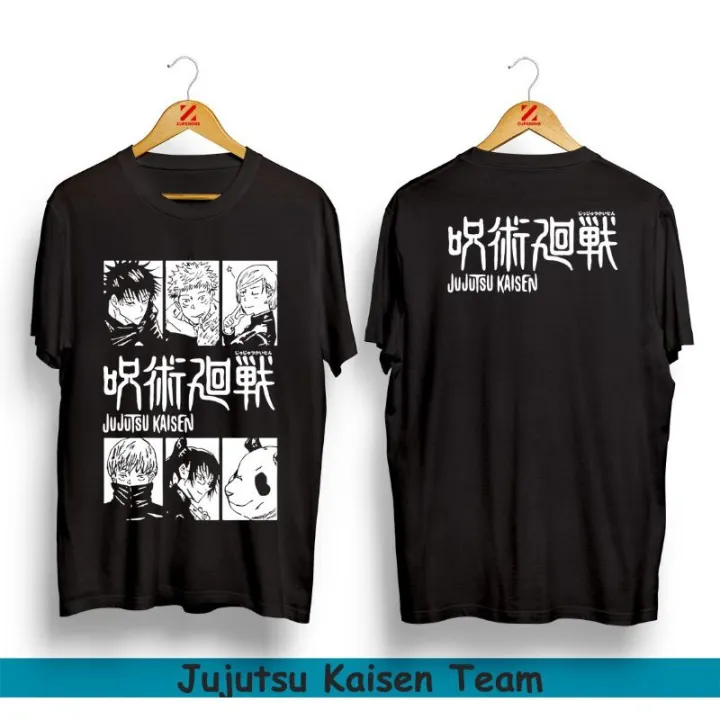 【IDW】Anime T-Shirt JUJUTSU NO KAISEN TEAM MANGA (1pcs) | Lazada PH