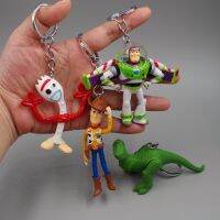 ฟิกเกอร์4ชิ้น/เซ็ต Bonnie Hudy Buzz Lightyear กระเป๋ากุญแจรถอุปกรณ์ตุ๊กตาห้อยของของเล่นของขวัญสำหรับเด็ก