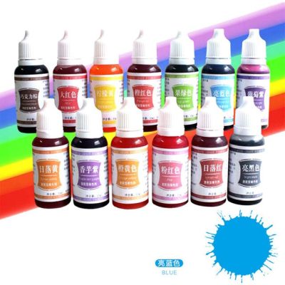 【♘COD Free Cas♘】 congbiwu03033736 เค้กครีมมาการอน15มล. สีสันสดใสส่วนผสมการอบฟองดูว์13สีเค้กอาหารทานได้สีเครื่องมือการอบและขนมอบ