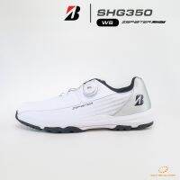 Bridgestone Golf รองเท้ากอล์ฟผู้ชาย NEW Golf Shoes รุ่น ZSP-BITER LIGHT SHG350 WS (White/ Silver)