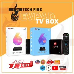 EVPAD W/Free Gifts】🔥 6P/5X/5S/5P/3R 6G/ Ready Stock 🔥 Android