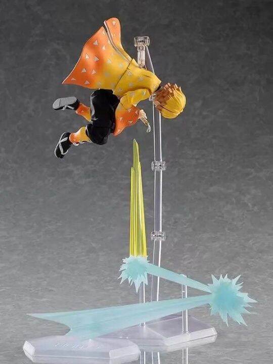 โมเดลตุ๊กตาขยับแขนขาได้พีวีซี14ซม-สำหรับ-demon-slayer-agatsuma-zenitsu-figma-dx-522