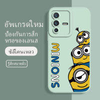 เคส vivo v23 5g ยางนิ่ม กันกระแทก กันน้ำ ลายการ์ตูนน่ารัก ฝาหลังไม่เบียด ขอบไม่เบียด เลนส์มือถือฟิล์มนูนเต็มเคส