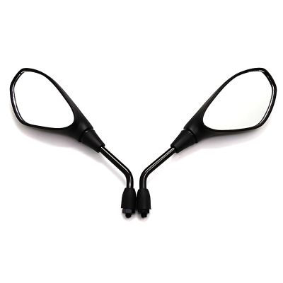 “：{}” Motorcycle Rear View Mirrors  Motorbike Black Handlebar End Side Mirror For Scooters ATV Bike Motorcycles 2Pcs/Pair