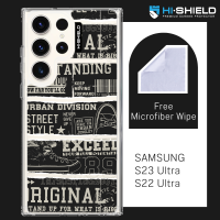 [S23ultra][S22ultra] HI-SHIELD Stylish เคสใสกันกระแทก Samsung S23ultra รุ่น Street2