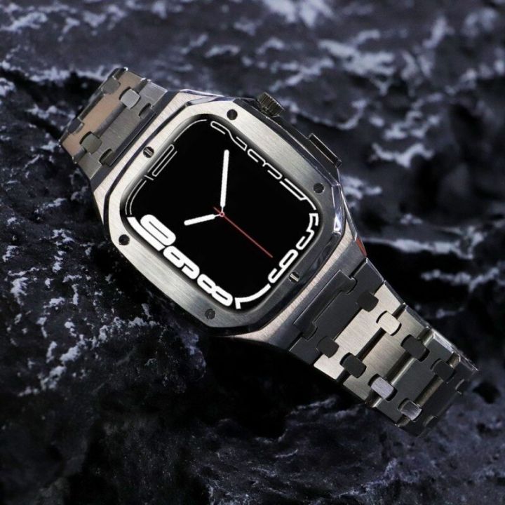 luxury-modification-kit-for-apple-watch-8-7-steel-watch-case-45mm-44mm-business-metal-bezel-frame-for-iwatch-series-6-5-se-strap-straps