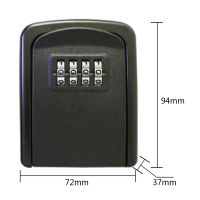 Mini Wall Mount Key Storage Secret Box Organizer 4 Digit Combination Password Security Code Lock Home Key Safe Box caja fuerte