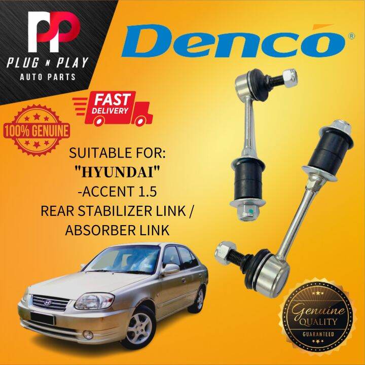 HYUNDAI ACCENT 1.5 DENCO REAR STABILIZER LINK / ABSORBER LINK QUALITY