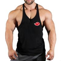 Anime Gyms Clothing Mens Bodybuilding Spacex Tank Top Cotton Running Vest Sweatshirt Fitness Workout Sportswear Tops Male