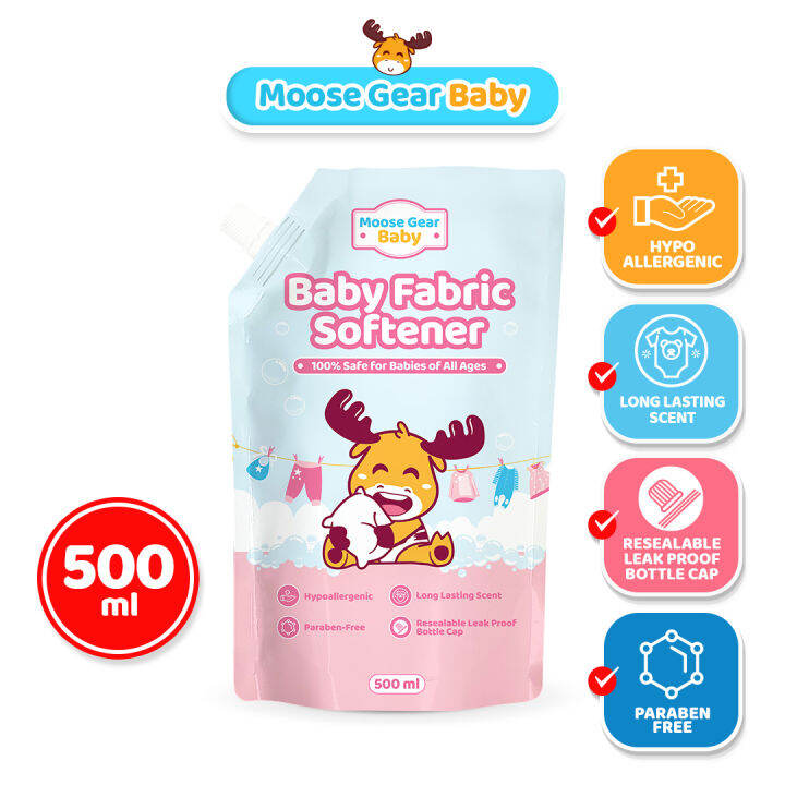 Moose Gear Baby Fabric Softener Natural Extra Care Fabcon for Babies