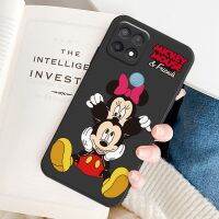 เคสซิลิโคน A5S A7สำหรับ OPPO A17 A12 A57 4G 2022 A16K A92 A52 A74 4G A95 4G A55 4G แฟชั่นลายการ์ตูนน่ารักขอบตรงมิกกี้มินนี่เคสนิ่มใส่โทรศัพท์ด้านหลัง