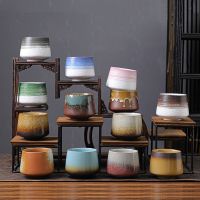 ❡℡ High Quality 200ML Japan and South Korea Ceramic Tea Cup Simple Style Cup Japanese Kung Fu Tea Cup Coffee Milk Cup