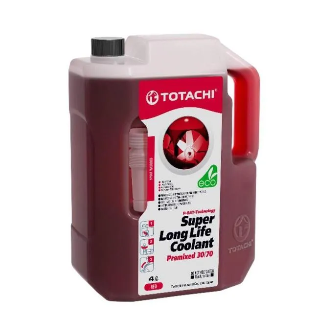 8O51SiQr Totachi Super Long Life Coolant Premixed 30/70 Red (4Liters ...