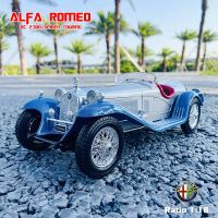 Bburago 1:18 1932 Alfa Romeo 8C 2300 Spider Touring Alloy Retro Car Model Classic Car Model Car Decoration Collection gift