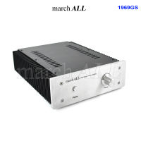 Marchall แอมป์ 1969 คลาส A หน้าอลูมิเนียม คลาสิค สวยงามมาก เสียบไฟบ้าน ฟังได้เลย Class A Power Amplifier เครื่องขยายเสียงทรานซิสเตอร์ คุณภาพเสียง ความหวานฉ่ำ กลมกล่อม สเตอร์ริโอ 25W RMS แท้ ๆ เหมือน แอมป์หลอด ค่าความเพี้ยน THD ดีมาก 0.001% High-End Audio