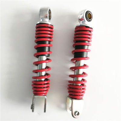 รถจักรยานยนต์ด้านหลังโช้คอัพสปริง Suspension Assy สำหรับ Yamaha Y-Zinger PW50 PW 50 220มม. สีแดงด้านหลัง Shock