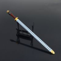 One Piece 26cm Alloy Katana Model Fujitora Play Metal Prop Weapon Anime Battle Ready Boy Gift Collection Decorative Toy