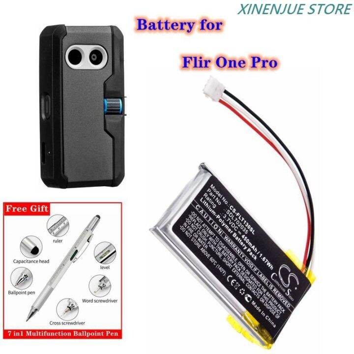 Thermal Camera Battery 3.7V/450mAh SDL702035 for Flir One Pro Lazada