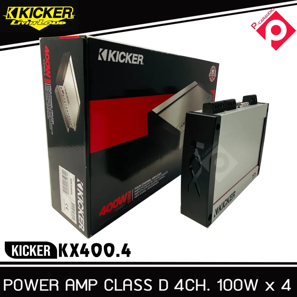 kicker kx400.4カーオーディオ - カーオーディオ
