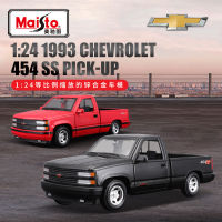 คอลเลกชันของเครื่องประดับโมเดลรถอัลลอยโมเดลรถจำลอง Chevrolet 454Ss รถกระบะ1993 1:24