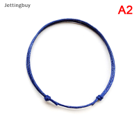 Jettingbuy】ลดกระหน่ำสร้อยข้อมือข้อเท้าเชือกแบบเรียบง่ายปรับเชือกได้สำหรับผู้ชายและผู้หญิงทำด้วยมือเครื่องประดับสร้อยข้อเท้า