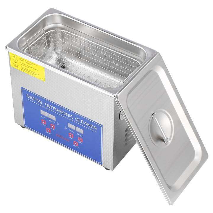 สแตนเลส15l-commercial-ultrasonic-cleaner-นาฬิกาดิจิตอลอุ่น-bath-ถัง